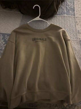 Original Use "Originals" Olive Green Crewneck Sweater